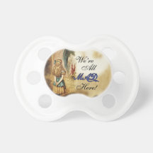 Alice in Wonderland Were All Mad Here Baby Pacifiers
