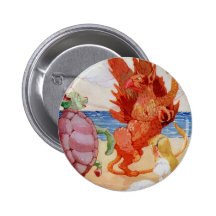 Alice Listens to The Griffin and The Mock Turtle Pin