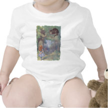 Alice meets Cheshire Cat Tee Shirts