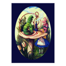 Alice Meets the Caterpillar Invitation