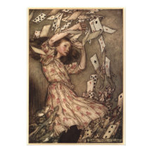 Alice & the Cards Personalized Invitation