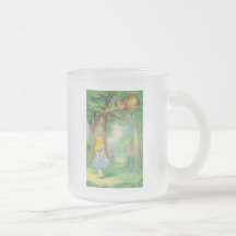 Alice & the Cheshire Cat Colour Coffee Mugs
