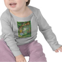 Alice & the Cheshire Cat Colour T Shirts