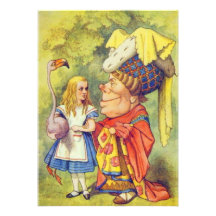 Alice & the Duchess Full Colour Custom Invitation