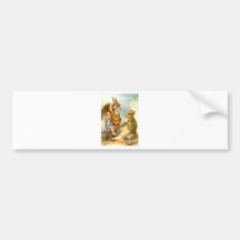 ALICE, THE GRIFFIN AND THE MOCK TURTLE BUMPER STICKER