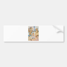 Alice, the Griifin and the Mock Turtle Bumper Stickers