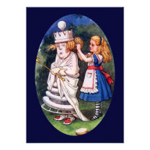 Alice & the White Queen Custom Announcements