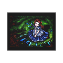 Alice Through the Looking Glass Gallery Wrapped Canvas