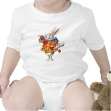 ALICE'S  WHITE RABBIT TEE SHIRTS