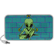Alien Coverup Laptop Speakers