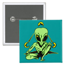 Alien Coverup Pin