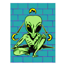Alien Coverup Post Card