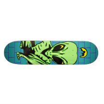 Alien Coverup Skate Board