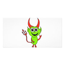 Alien Devil Picture Card