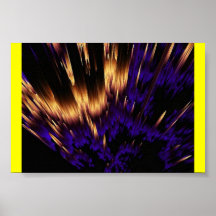 Alien Forest Fire Posters