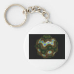 Alien Fractal Ball Key Chains
