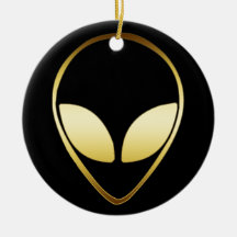 ALIEN HEAD ORNAMENT