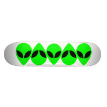 Alien Head Skate Board Decks