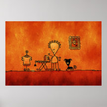 Alien Housewife Posters