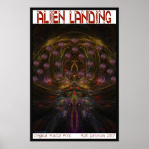 ALIEN LANDING PRINT