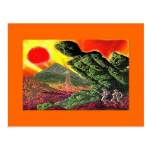 Alien Landscape Post Card