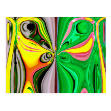 Alien Love Affair Postcard