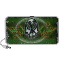 alien skull iPod speaker