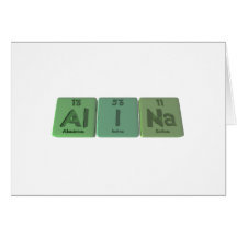 Alina as Aluminium Iodine Sodium Cards