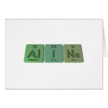 Aline as Aluminium Iodine Neon Card