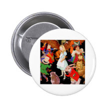 ALL ABOUT ALICE IN WONDERLAND PINBACK BUTTON
