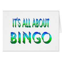 All About Bingo Greeting Card