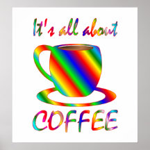All About Coffee Print