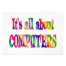 All About Computers Personalized Announcement
