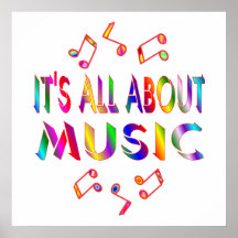 All About Music Print