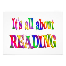 All About Reading Invitation