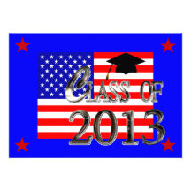 All American Class Of 2013 Graduation Invitations