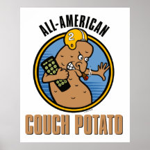 All-American Couch Potato Poster