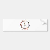 ALL AROUND ALICE BUMPER STICKER