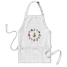 ALL AROUND ALICE IN WONDERLAND APRONS
