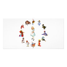 ALL AROUND ALICE PERSONALIZED PHOTO CARD