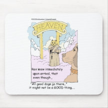 All Cats Go To Heaven? Funny Gifts & Tees Mousemat