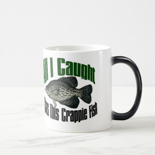 All I caught was this crappie fish MUG