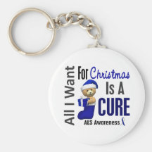 All I Want For Christmas ALS Key Chains