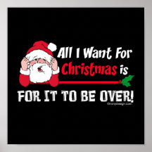 All I want for Christmas Poster