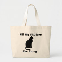 all my Children are Furry Canvas Bags