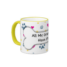 All My Grandkids-Grandchildren Have Paws Coffee Mug