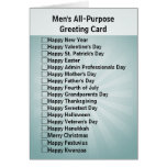 All-Purpose Checkbox Greeting Card