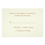 All Purpose Sand Response Card Personalized Invitations