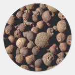 All spice round stickers