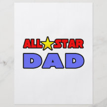 All Star Dad Flyer Design